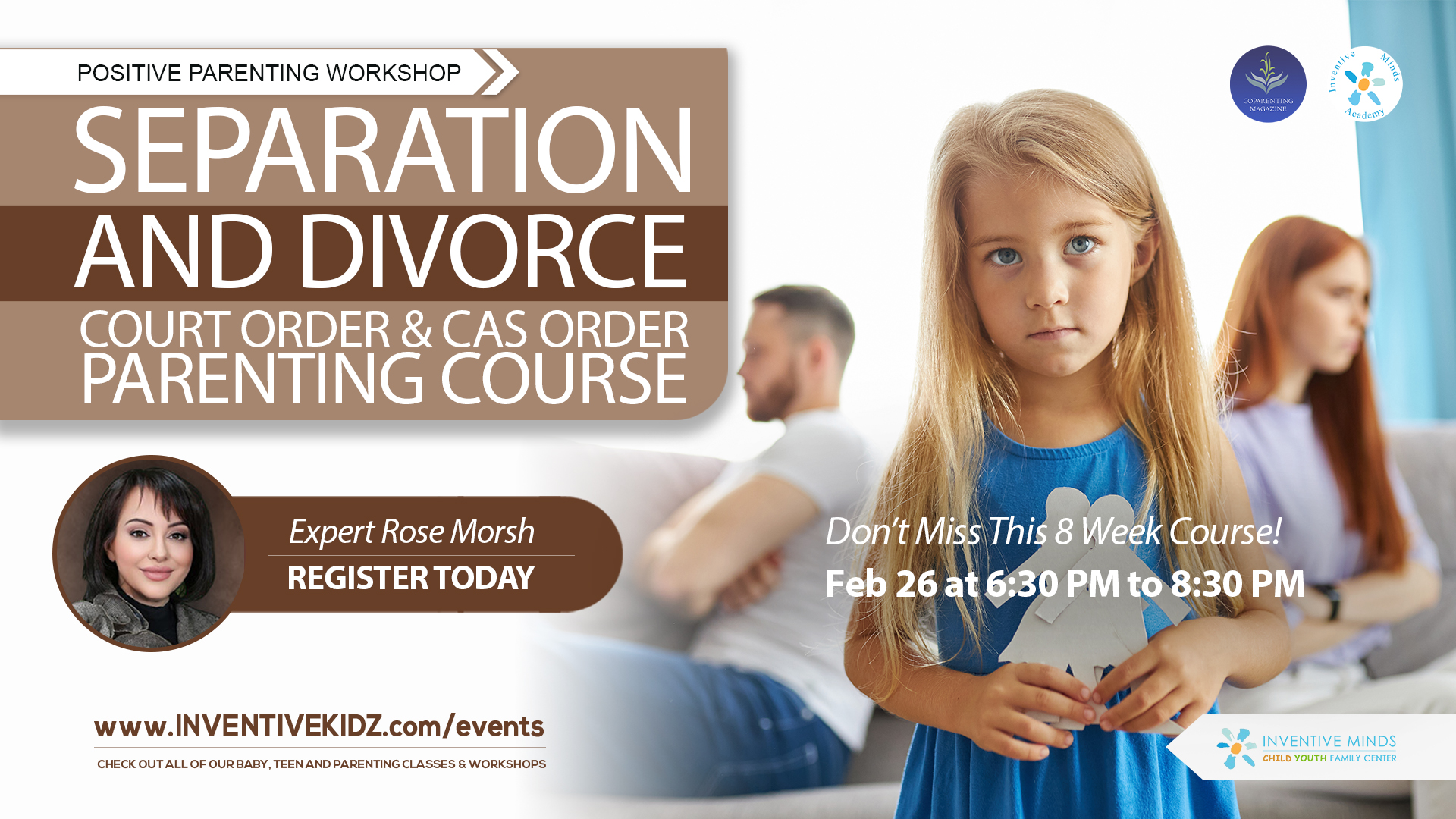 Separation & Divorce - Court Order & CAS Order Parenting Course (Feb 2026) 